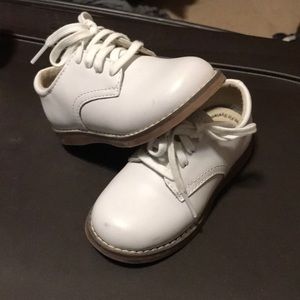 Toddler Boy white dress shoe